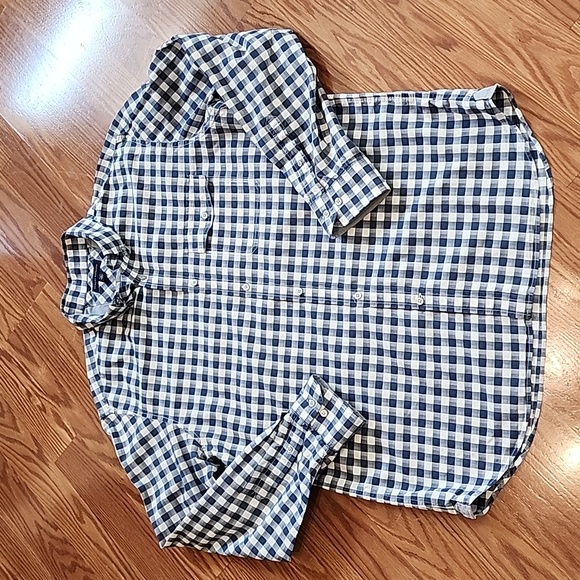 Banana republic xl 17-17 1/2 button down long sleeve shirt - Picture 3 of 8